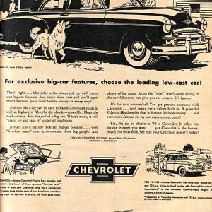 Chevrolet Styleline Ad July 1950