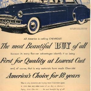 Chevrolet Styleline Ad June 1949