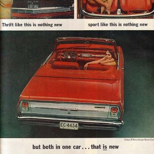 Chevy II Nova Convertible Ad 1963