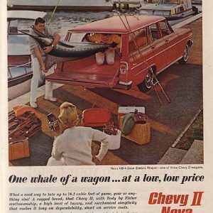 Chevy II Nova Station Wagon Ad 1962