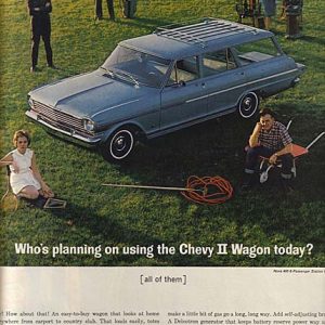 Chevy II Nova Station Wagon Ad April 1963