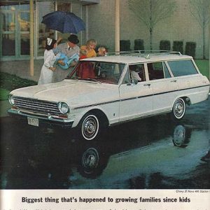 Chevy II Nova Station Wagon Ad March 1963