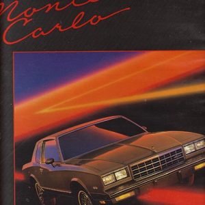 Monte Carlo Dealer Brochure 1985