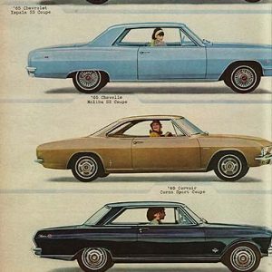 Chevrolet Corsa Sport Coupe Ad 1964
