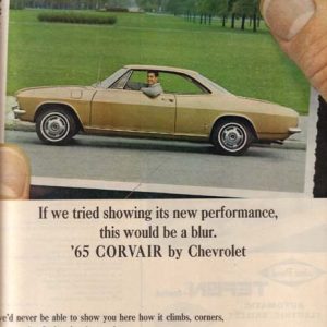 Chevrolet Corsa Sport Coupe Ad February 1965
