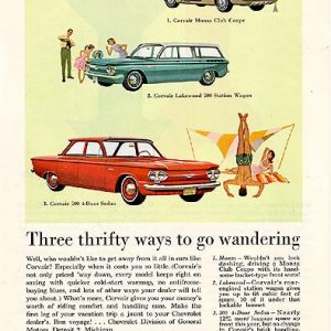 Chevrolet Corvair Ad 1961