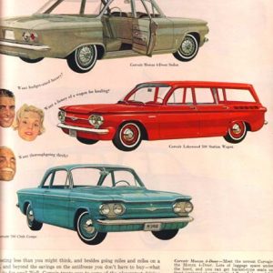 Chevrolet Corvair Ad April 1961