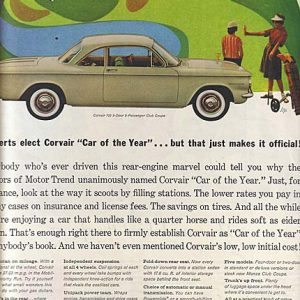 Chevrolet Corvair Ad June 1960