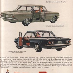 Chevrolet Corvair Monza Ad 1961