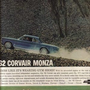 Chevrolet Corvair Monza Ad April 1962