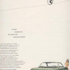 Chevrolet Corvair Monza Ad December 1965