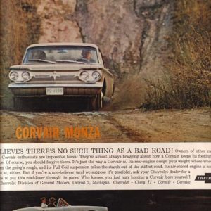 Chevrolet Corvair Monza Ad May 1962