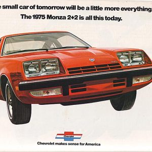 Chevrolet Monza Dealer Brochure 1975