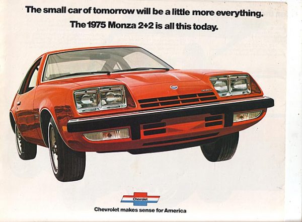 Chevrolet Monza Dealer Brochure 1975