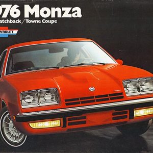 Chevrolet Monza Dealer Brochure 1976