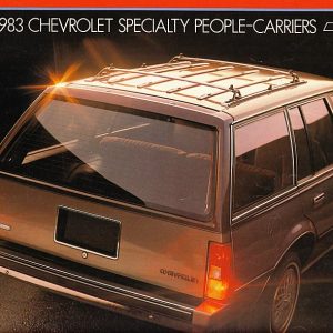 Chevrolet Specialty People-Carriers Dealer Brochure 1983