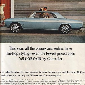 Chevy Corvair Monza Ad October 1964