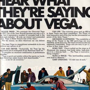 Chevy Vega Ad April 1971