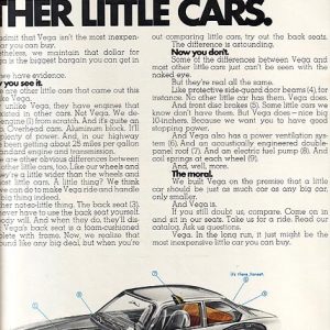 Chevy Vega Ad August 1971
