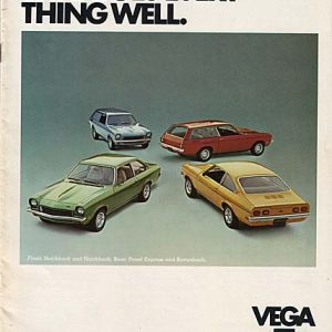 Chevy Vega Dealer Brochure 1973