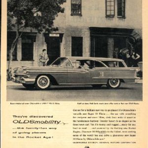 Oldsmobile 88 Ad April 1958