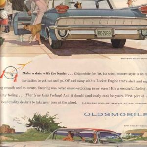 Oldsmobile 88 Ad April 1959