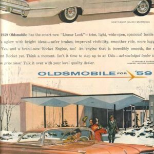 Oldsmobile 88 Ad December 1958