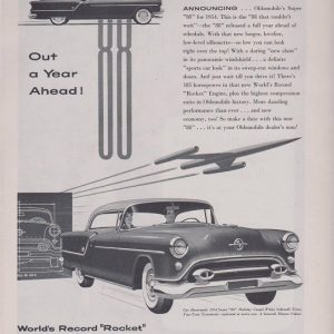 Oldsmobile 88 Ad February 1954