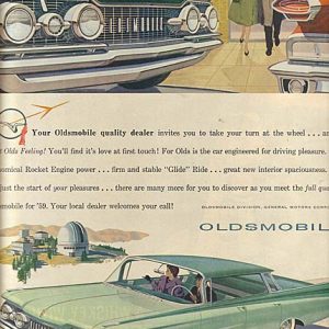 Oldsmobile 88 Ad February 1959