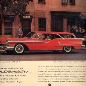 Oldsmobile 88 Ad March 1958