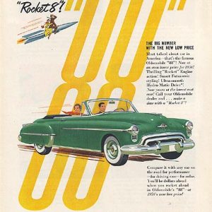 Oldsmobile 88 Convertible Ad 1950