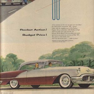 Oldsmobile 88 Holiday Coupe Ad May 1956