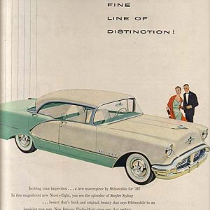 Oldsmobile 98 Ad December 1955