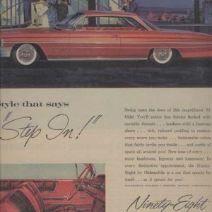 Oldsmobile 98 Ad December 1960