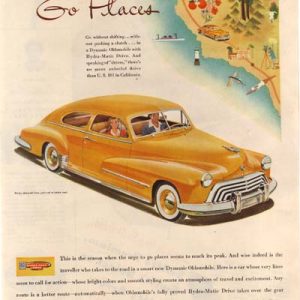 Oldsmobile Ad April 1948