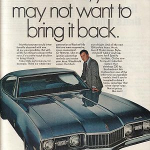 Oldsmobile Cutlass S Ad 1968