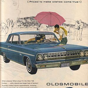 Oldsmobile F-85 Cutlass Ad December 1962