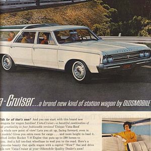 Oldsmobile Vista-Cruiser Ad March 1964