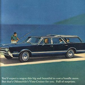 Oldsmobile Vista-Cruiser Ad March 1966