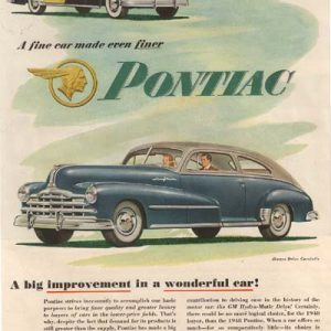 Pontiac Ad April 1948
