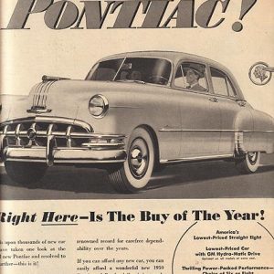 Pontiac Ad April 1950