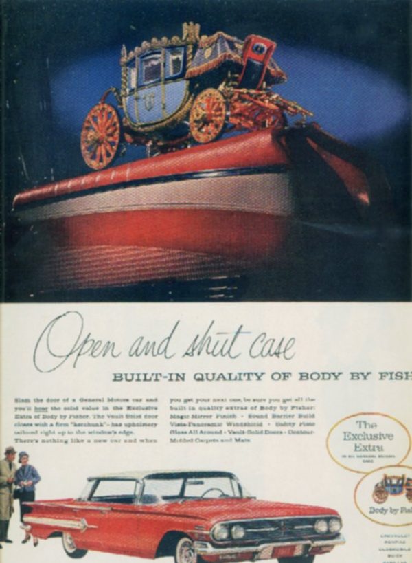 Body by Fisher Ad January 1960