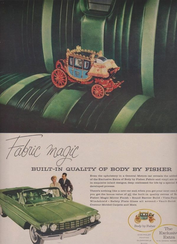 Body by Fisher Ad March 1960