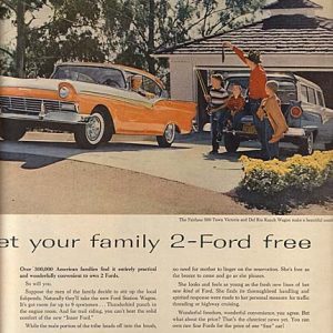 Ford Ad April 1957