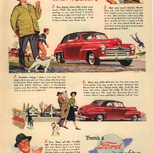 Ford Convertible Ad 1948