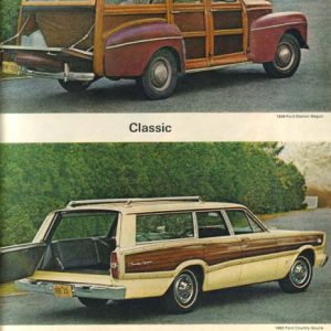 Ford Country Squire Station Wagon Ad 1966