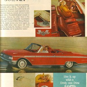 Ford Galaxie Ad April 1962