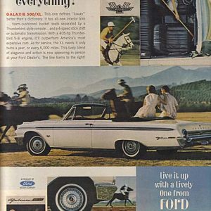 Ford Galaxie Ad June 1962