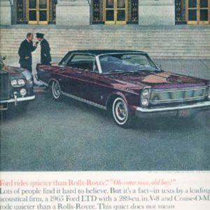 Ford Galaxie Ad June 1965