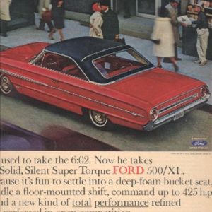 Ford Galaxie Ad March 1964